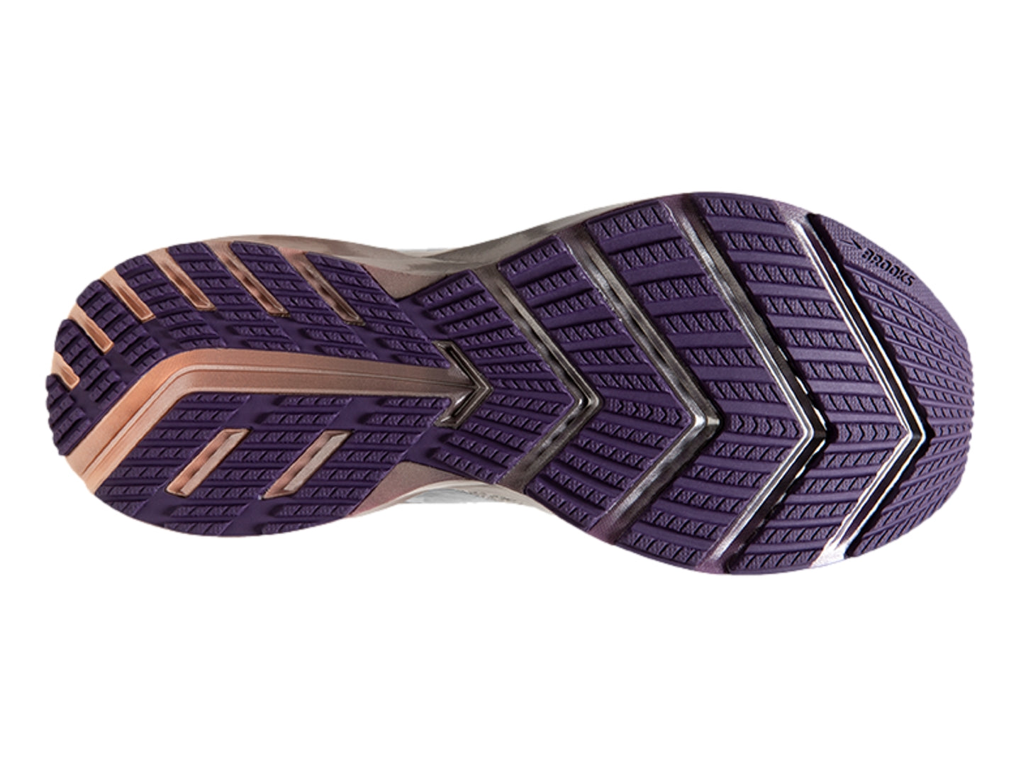 Tenis Brooks 120 Blanco y Morado para Mujer
