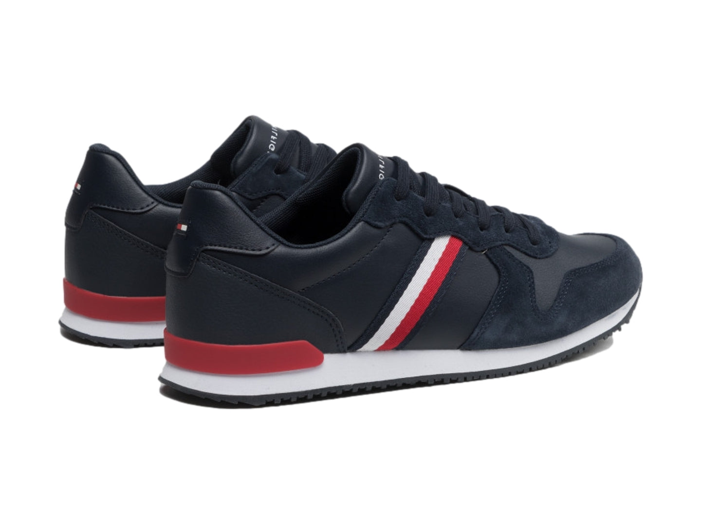 Tenis Tommy Hilfiger Iconic Leather Runner Para Hombre
