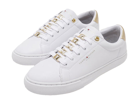Tenis Tommy Hilfiger Th Lace Logo Sneaker Para Mujer