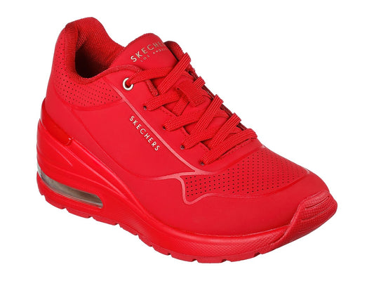 Tenis Skechers Million Air Rojo para Mujer