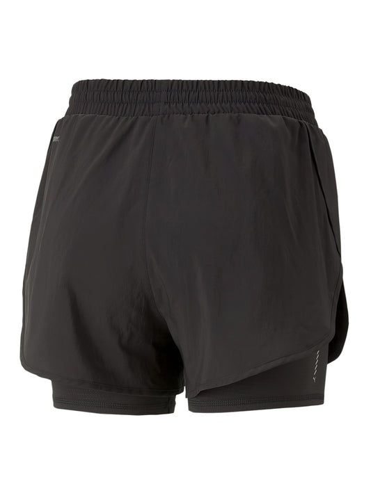Short Puma Run Favorite Woven 2In1 Para Mujer