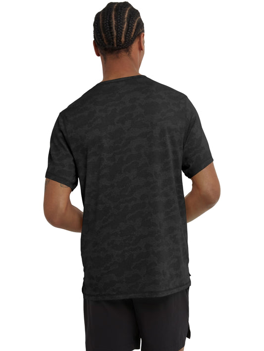 Playera Champion Camo Jacquard Negro para Hombre