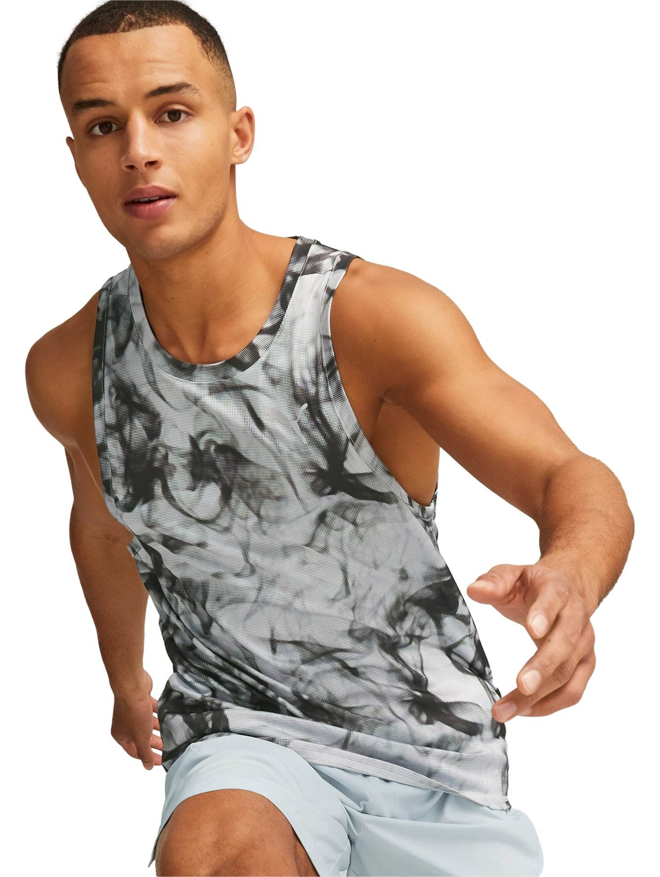 Tops Deportivos Puma Playera Run Favorite Aop Singlet M 523148 Para Hombre