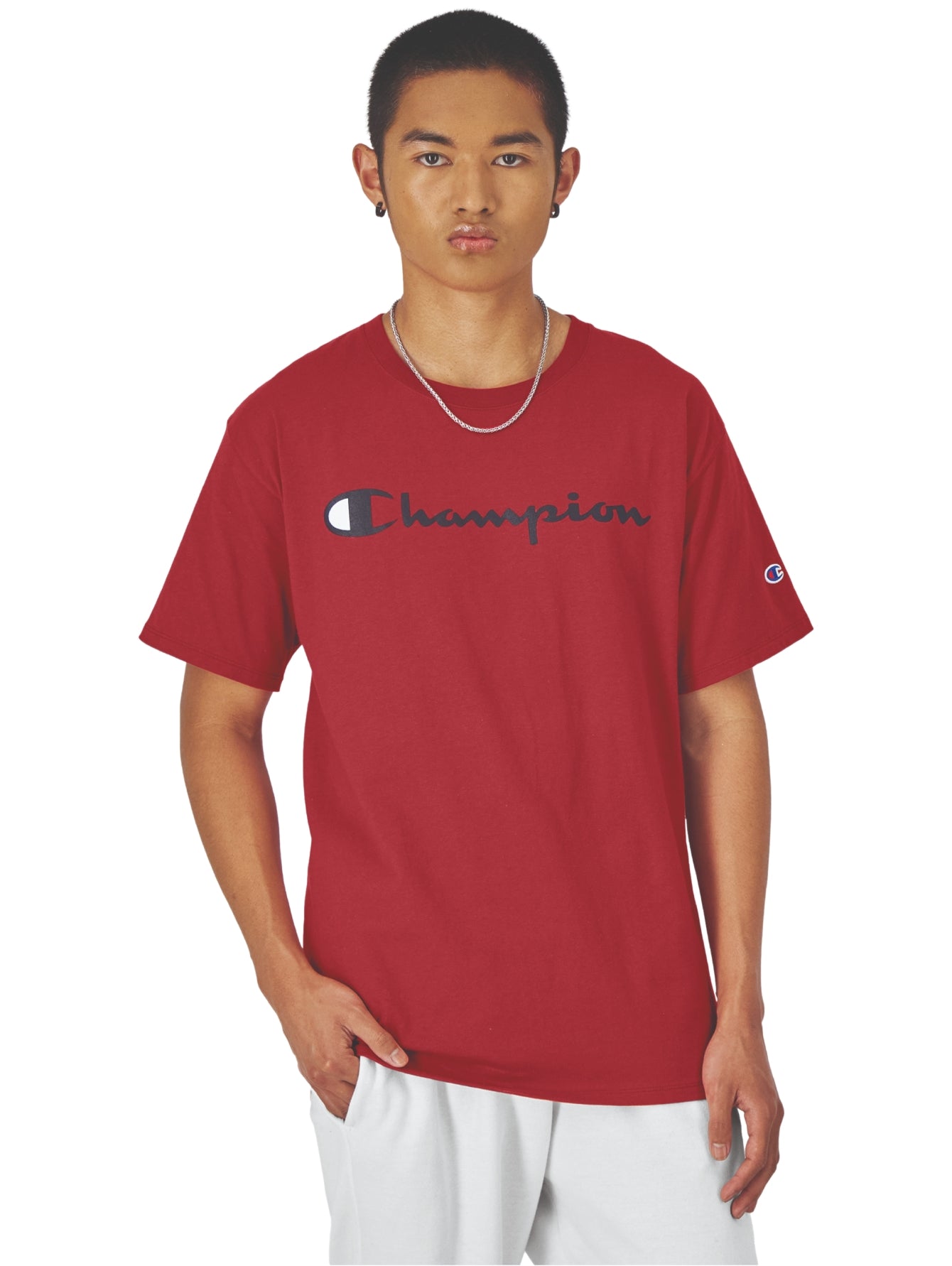 Tops Deportivos Champion Playera Classic Graphic Tee Y07718 Para Hombre