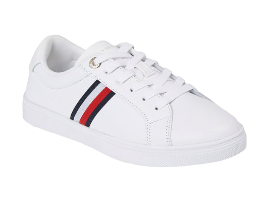 Tenis Tommy Hilfiger Hilifger Essential Stripe Court Sneaker Para Mujer
