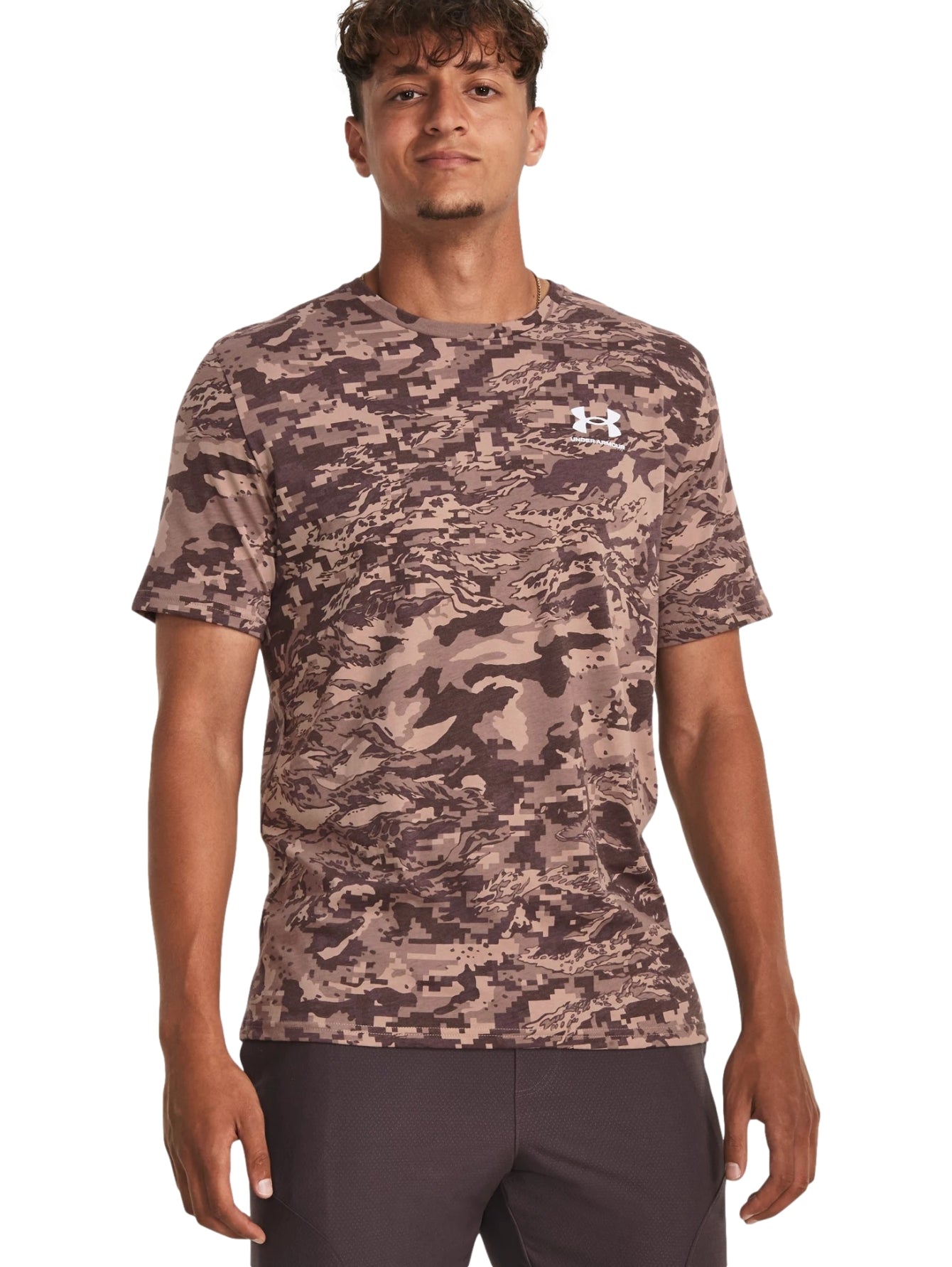 Tops Deportivos Camiseta Under Armour Playera Abc Camo Ss 357727 Para Hombre