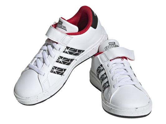 Tenis Adidas Grand Court Spider Man El K Para Niño