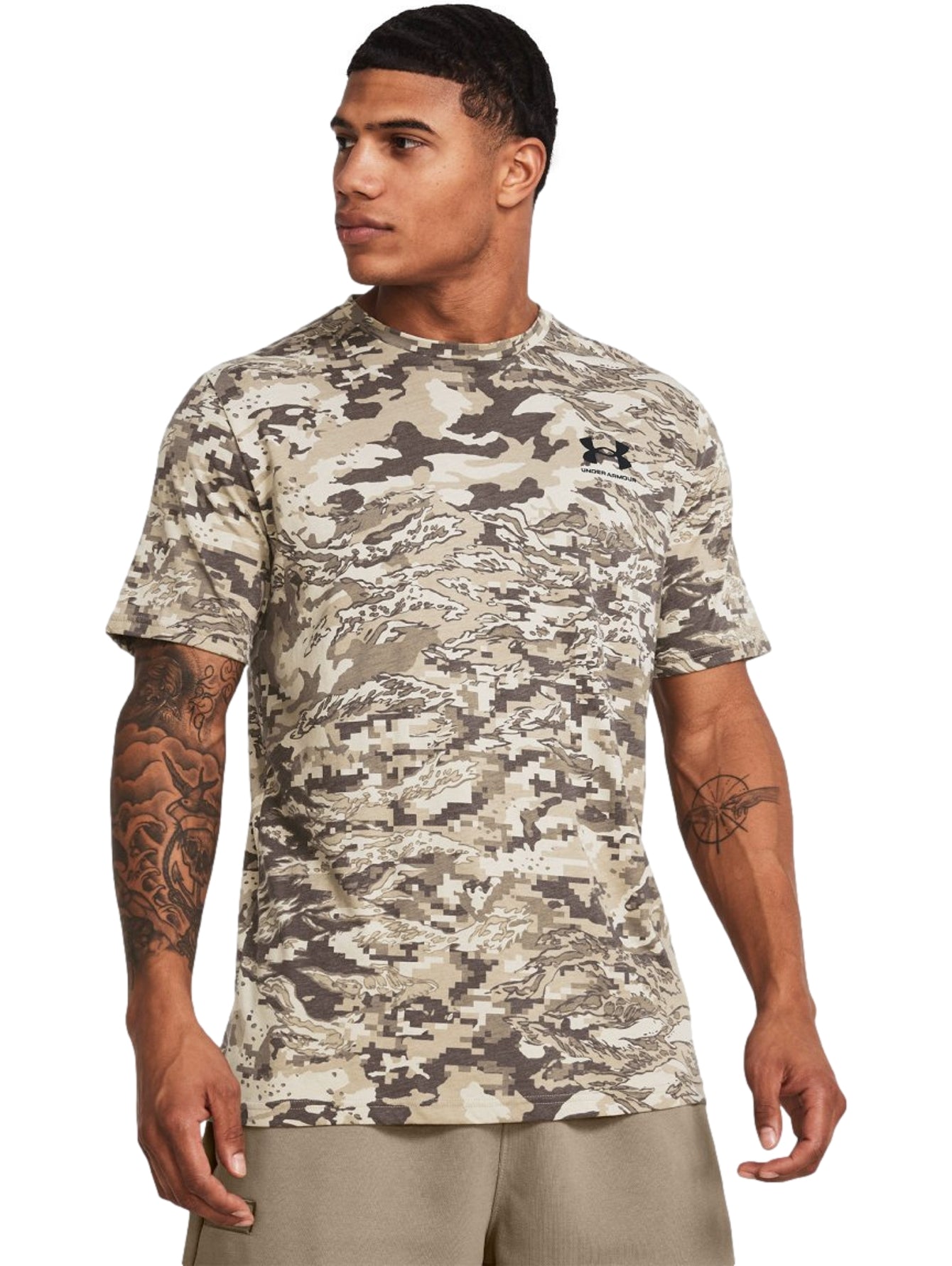 Tops Deportivos Camiseta Under Armour Playera Abc Camo Ss 357727 Para Hombre