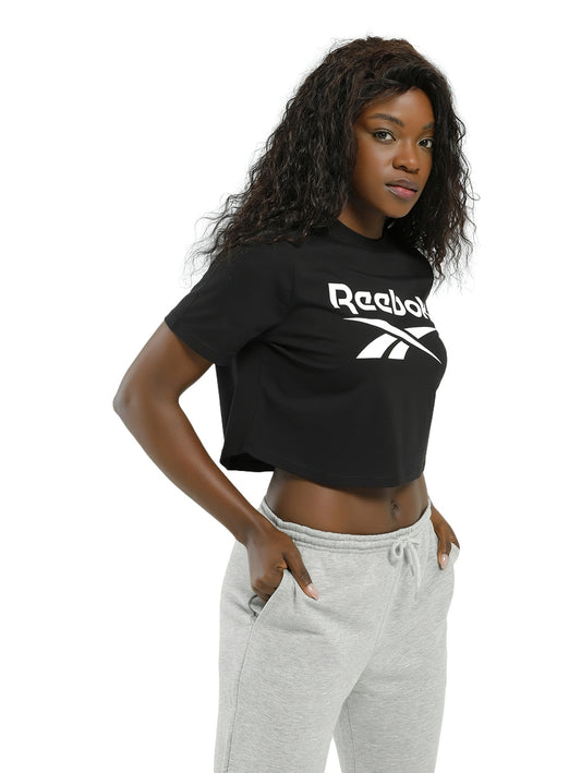 Playera Reebok Identity Big Logo Crop Para Mujer