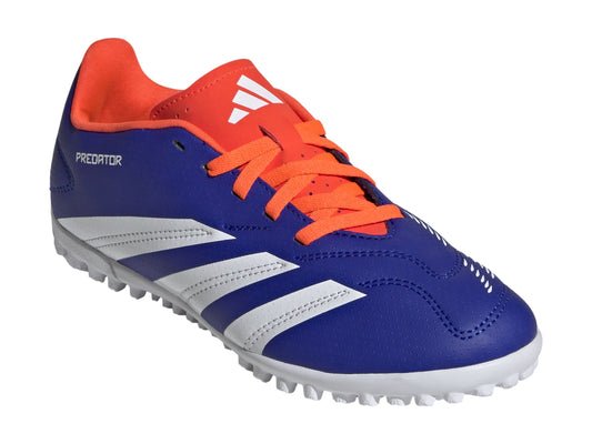 Tenis Adidas Taque Predator Club Pasto Sint Tico Kids Tf Azul Para Niño