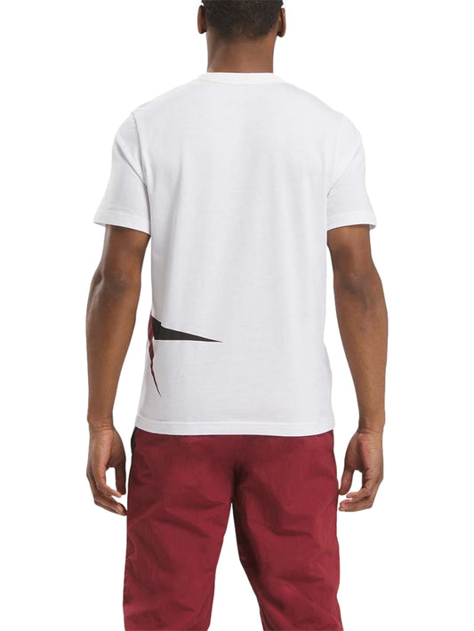 Playera Reebok RI Cross Check Blanco para Hombre