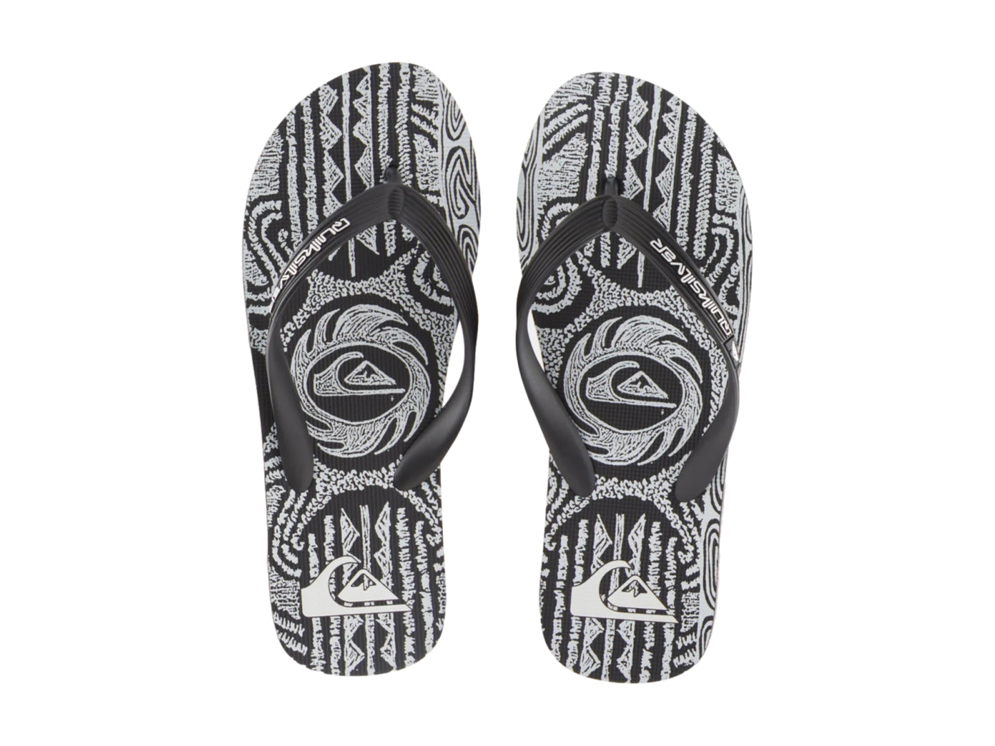 Sandalias Quiksilver Sandalia Molokai Art Ii Negro Para Hombre