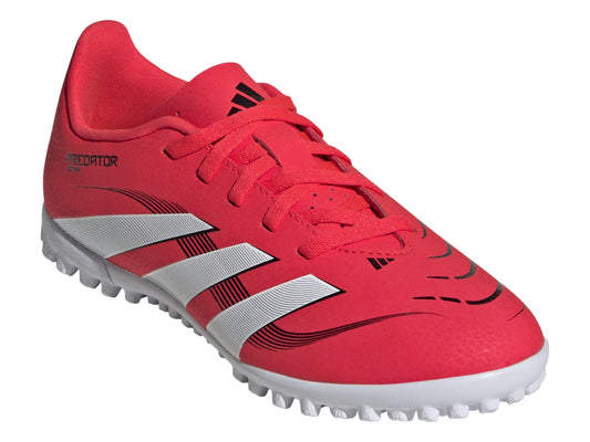 Tenis Adidas Taque Predator Club Tf J Rojo Para Niño