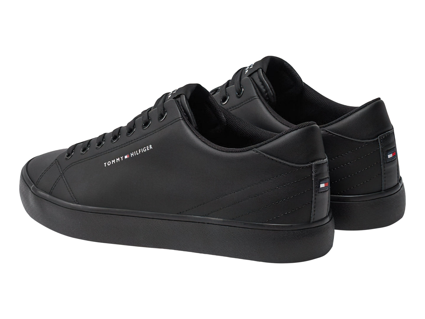 Tenis Tommy Hilfiger Th Hi Vulc Core Low Leather Para Hombre