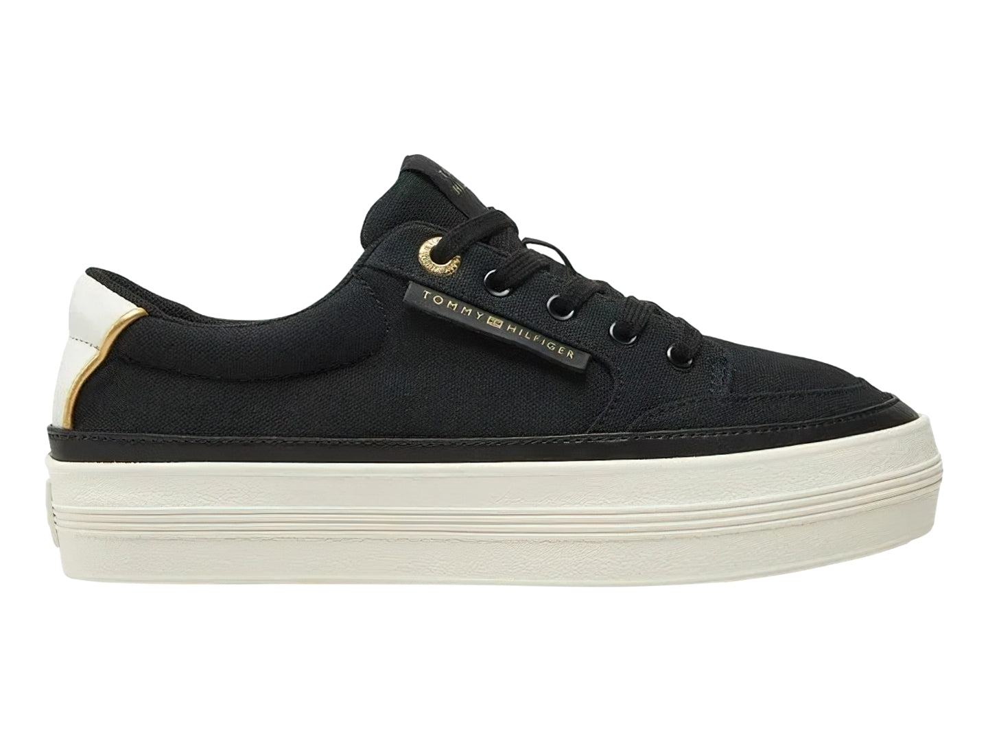 Tenis Tommy Hilfiger Essential Vulc Textile Sneaker Para Mujer