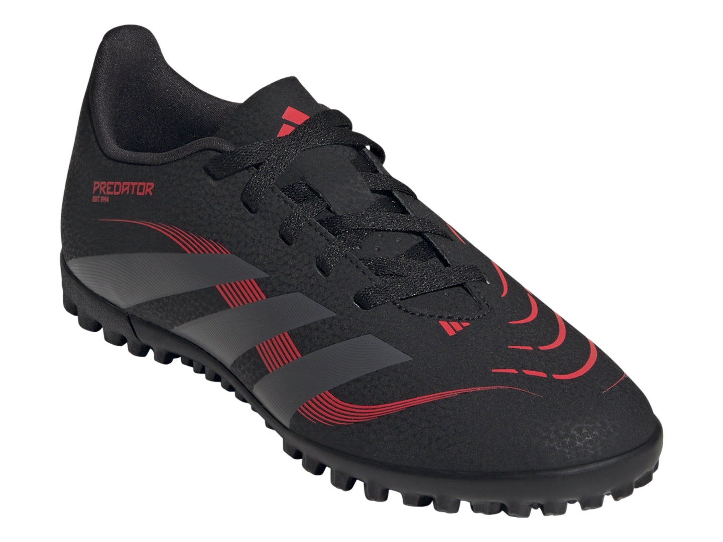 Tenis Adidas Taque Predator Club Pasto Sintetico Negro Para Niño