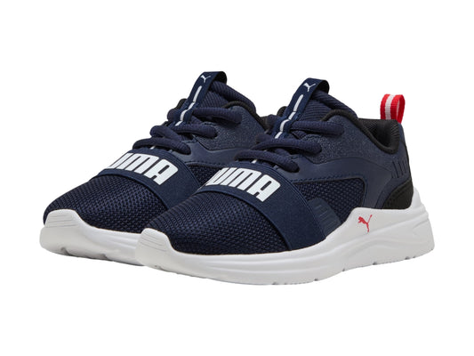 Tenis Puma Soft Wired 2 Ps Marino Para Niño