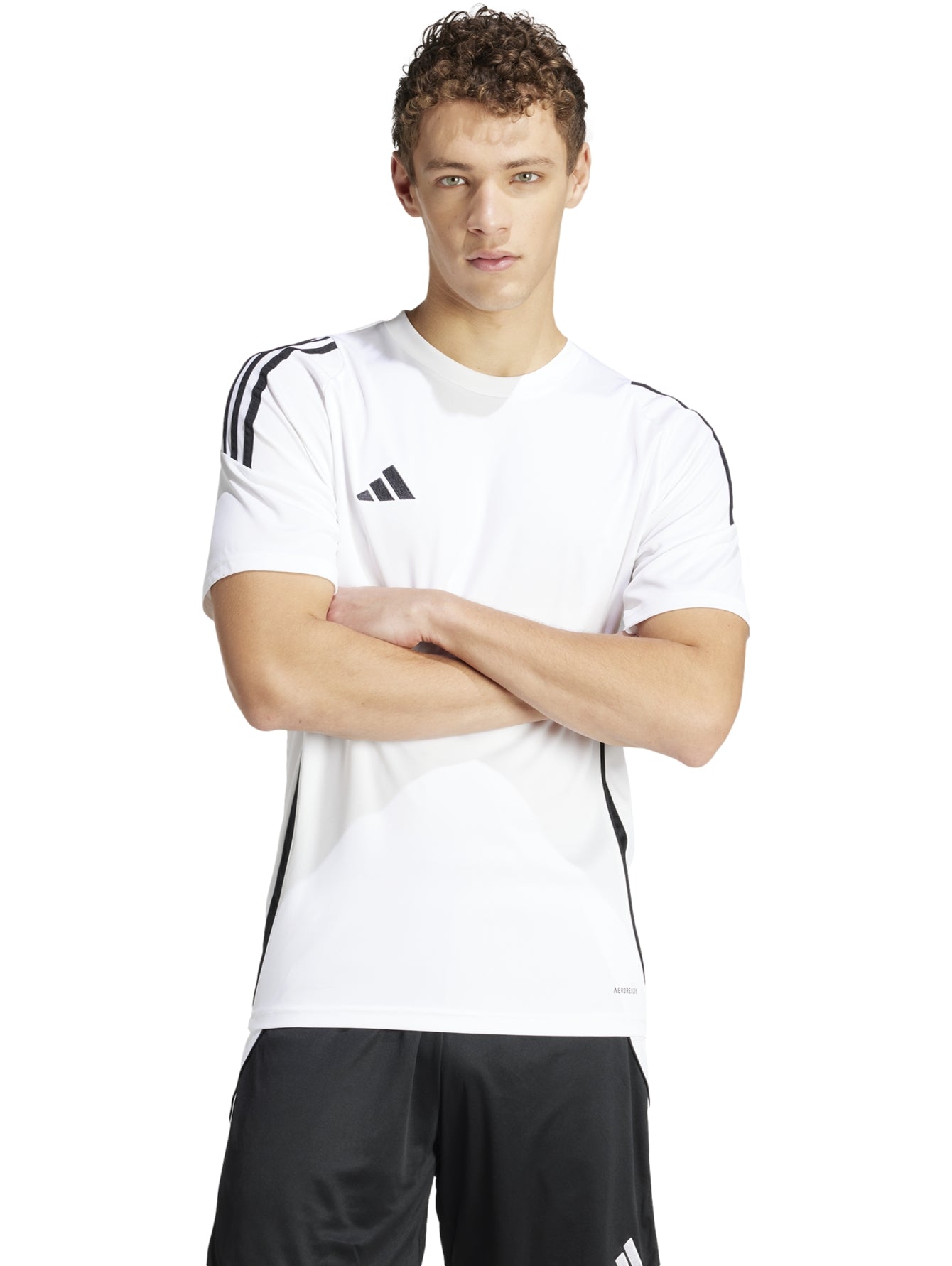 Camisetas De Manga Corta Adidas Playera Tiro 24 Jersey Blanco Is1019 Para Hombre