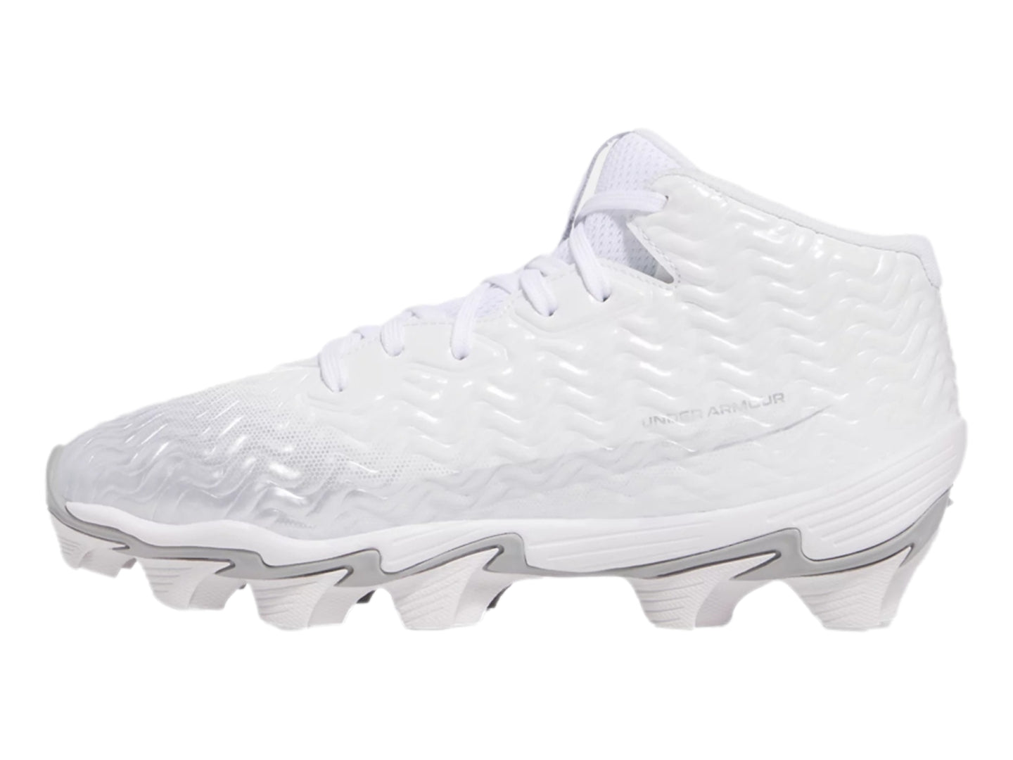 Tenis Under Armour Taquete Ua Spotlight Hammer Jr Blanco Para Niño