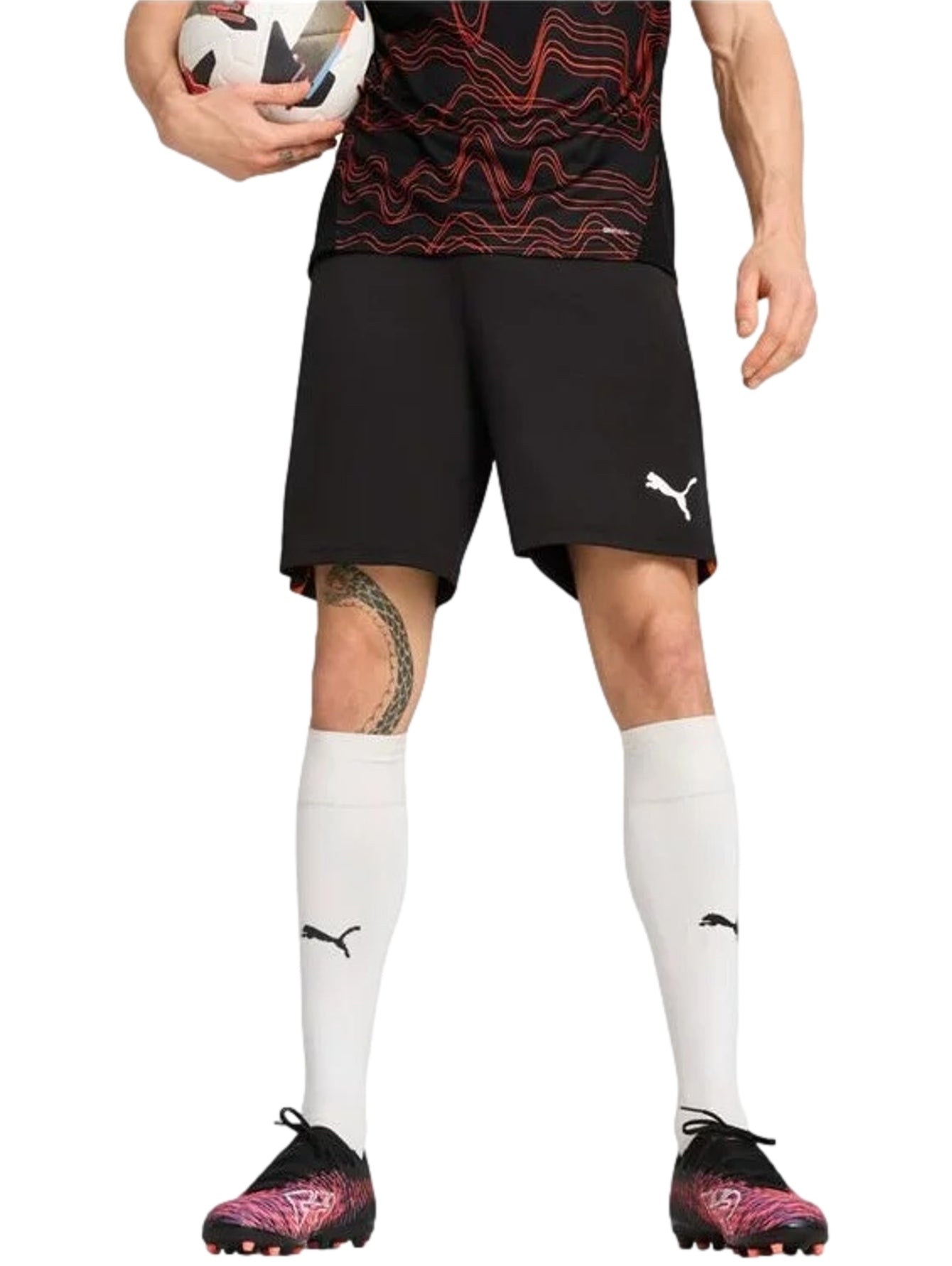 Pantalones Cortos Puma Short Individual Liga Short 2 Negro 659519 Para Hombre