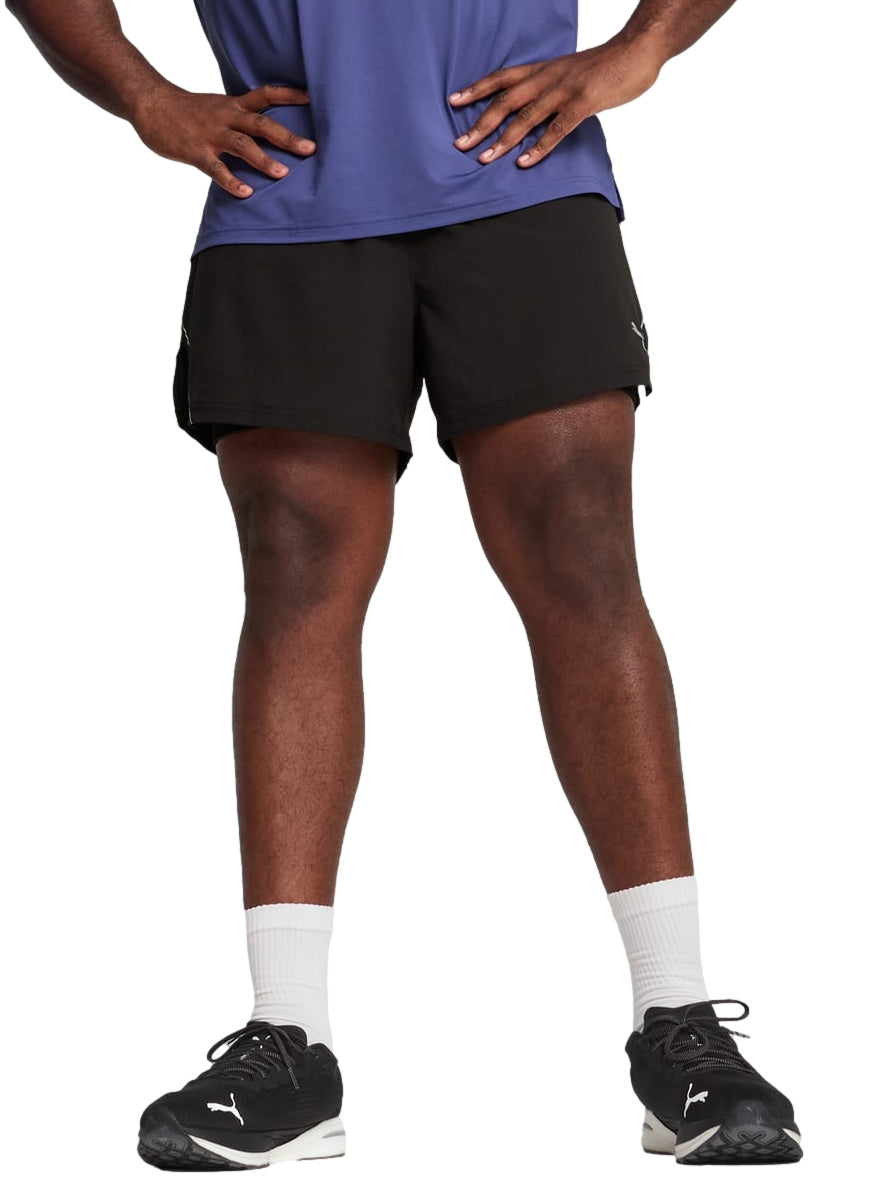 Pantalones Cortos Puma Short M Run Ultraweave 2In1 5 Short Negro 526635 Para Hombre