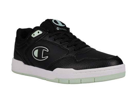 Tenis Champion Arena Lo Negro con Menta para Mujer
