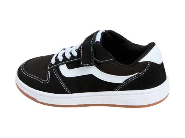 Tenis Vans Ryland Ls V Negro Para Niño