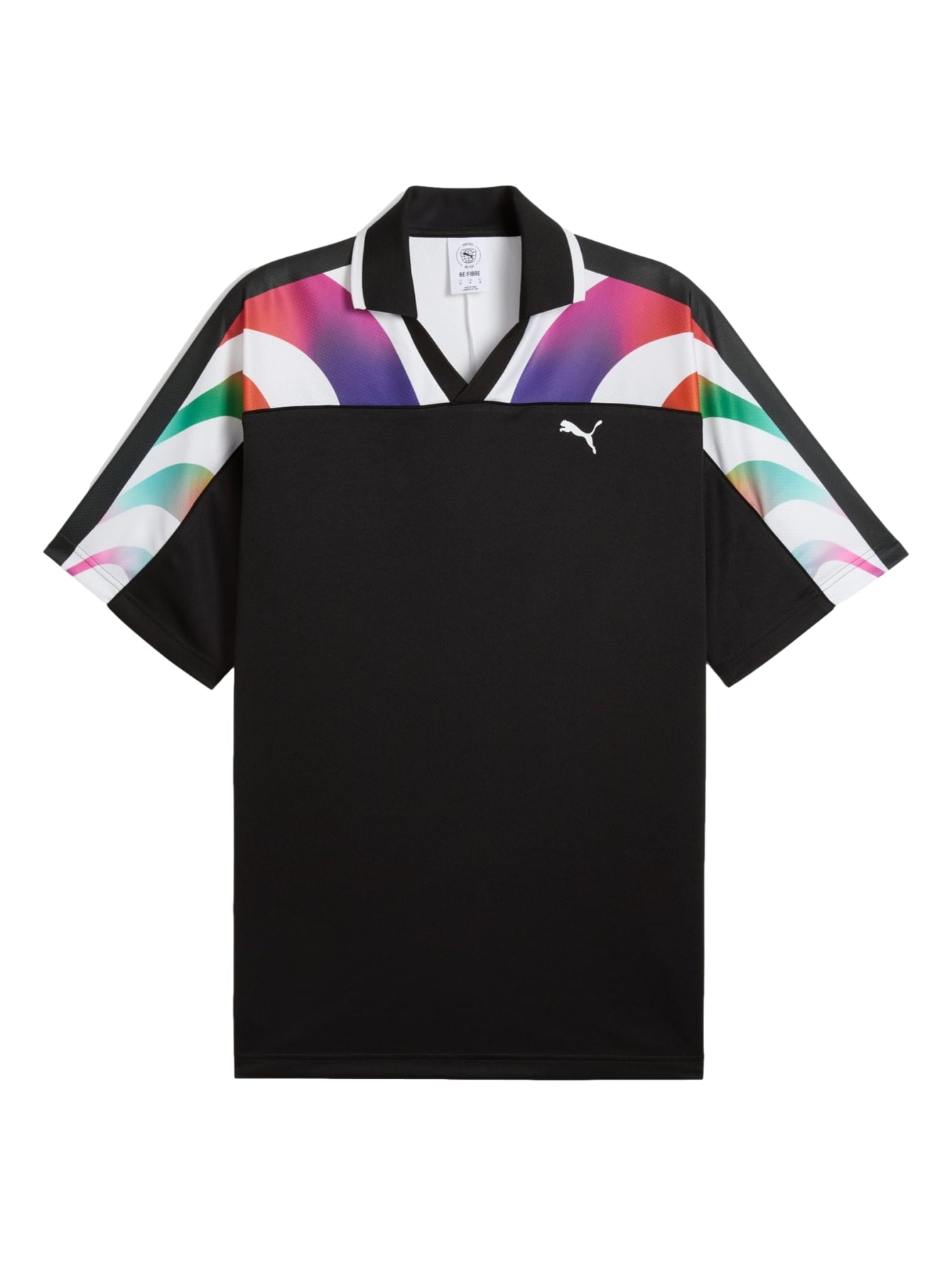Camisetas De Manga Corta Puma Playera Equal Love Confederation Football Jersey Negro 629625 Para Hombre