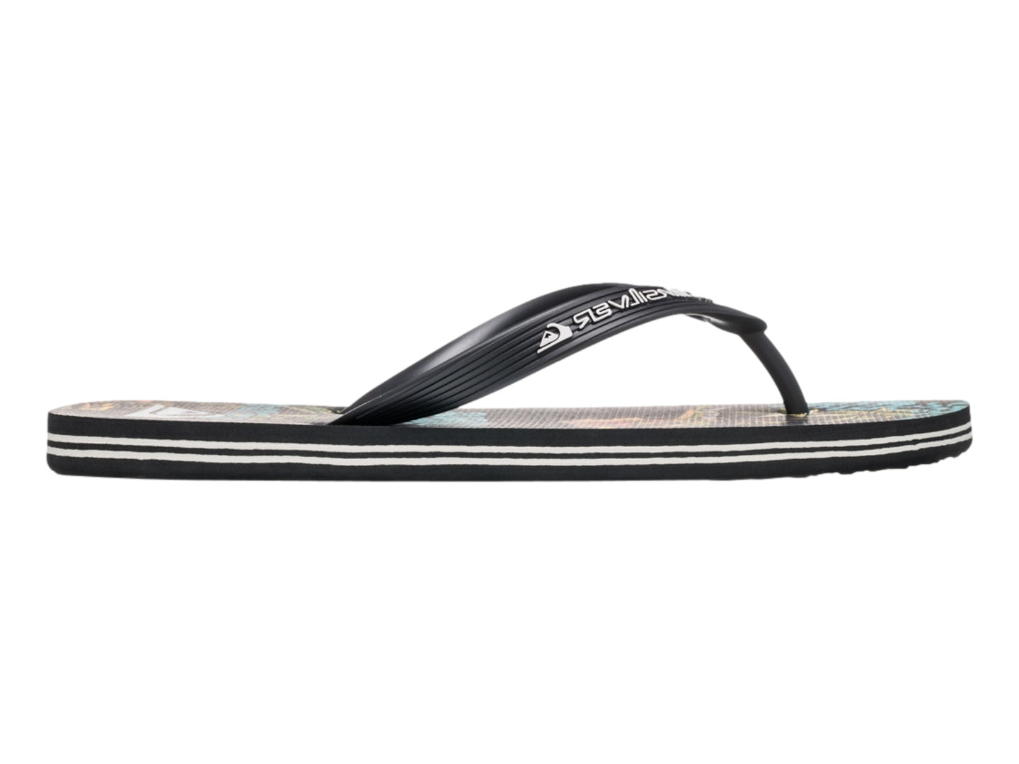 Sandalias Quiksilver Sandalia Molokai Art 25 Negro Para Para Hombre
