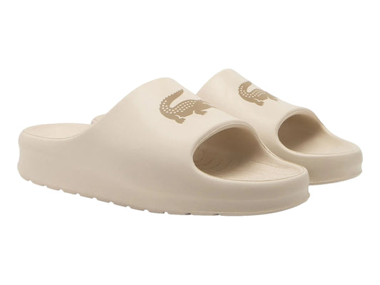 Sandalias Lacoste Serve Slide 2.0 Blanco Hueso para Hombre