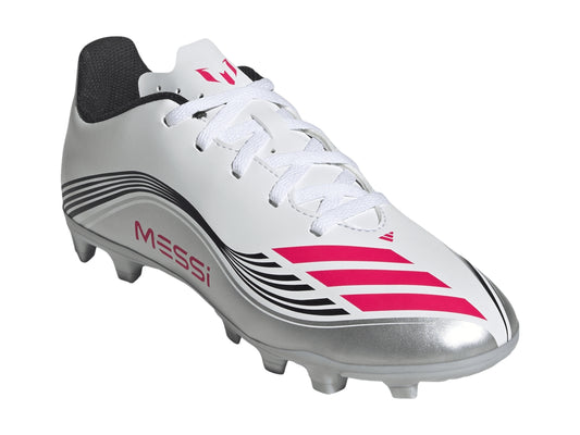 Tenis Adidas Taquete F50 Messi Club Fg M Blanco Para Niño