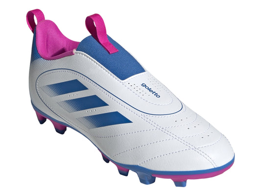 Tenis Adidas Taquete Goletto Ix Fg Mg Soccer Blanco Para Niño