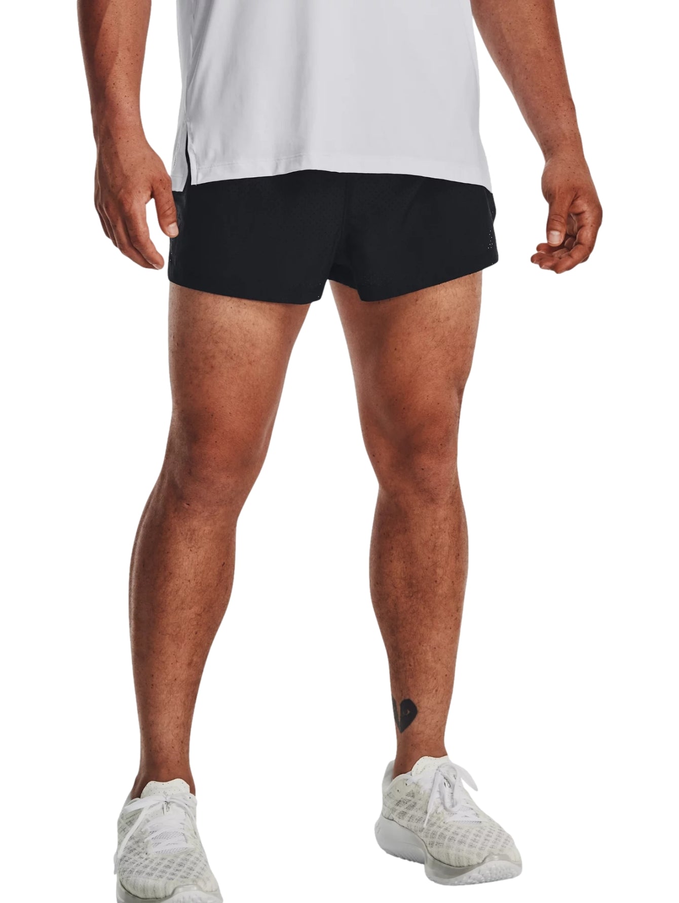 Pantalones Cortos Under Armour Short Launch Split Perf Short Negro 377813 Para Hombre