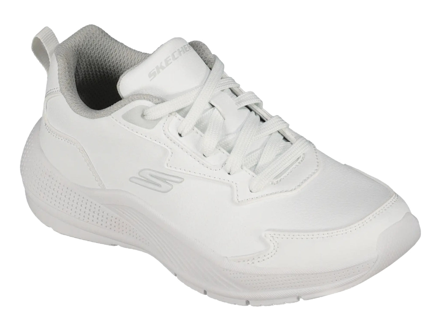 Tenis Skechers Charly Microspec Advance Blanco 23002 Para Niño