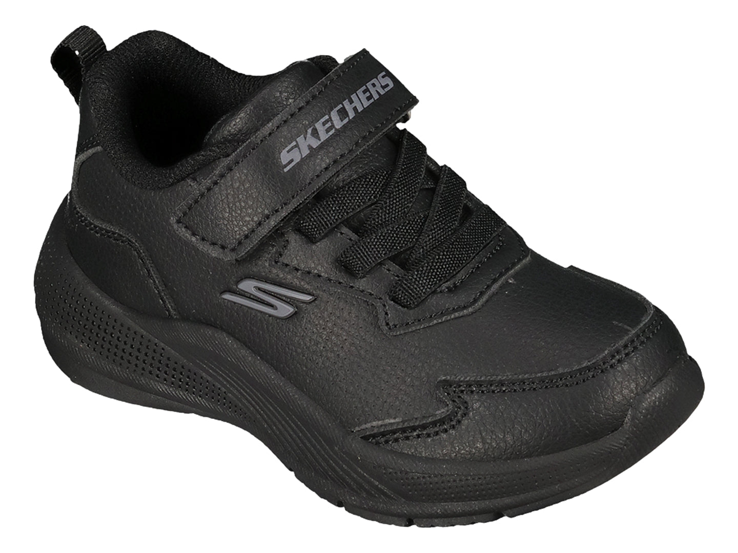 Tenis Skechers Microspec Advance Negro 23002 Para Niña
