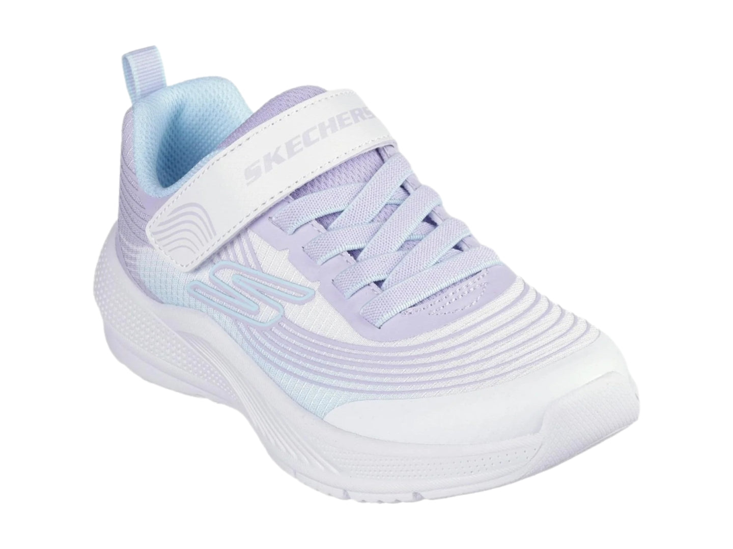 Tenis Skechers Microspec Advance Blanco 303575 Para Niña
