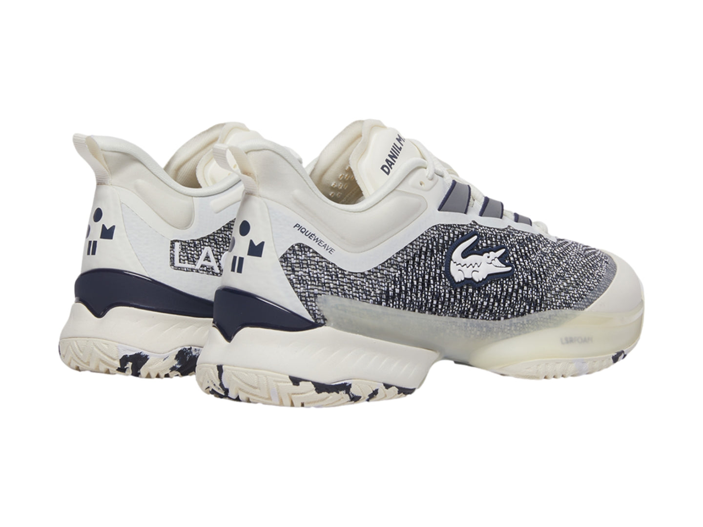 Tenis Lacoste AG-LT23 Ultra Blanco y Azul Marino para Mujer