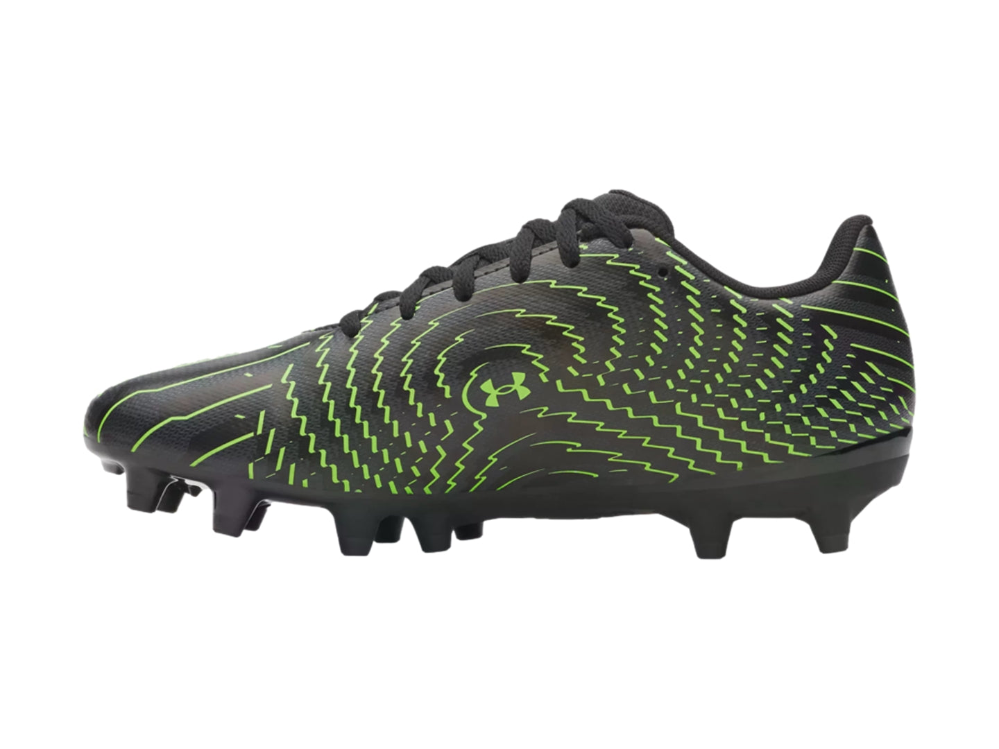 Tenis Taquetes Under Armour UA Shadow Club 4 Negro para Niño