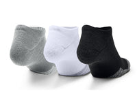Under Armour Calcetines HeatGear No Show Multicolor para Hombre Pack 3