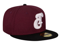 Gorra New Era 59Fifty Tomateros de Culiacan Color Guinda