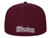 Gorra New Era 59Fifty Tomateros de Culiacan Color Guinda