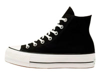 Tenis Converse CTAS Lift Hi Negros y Blancos para Mujer