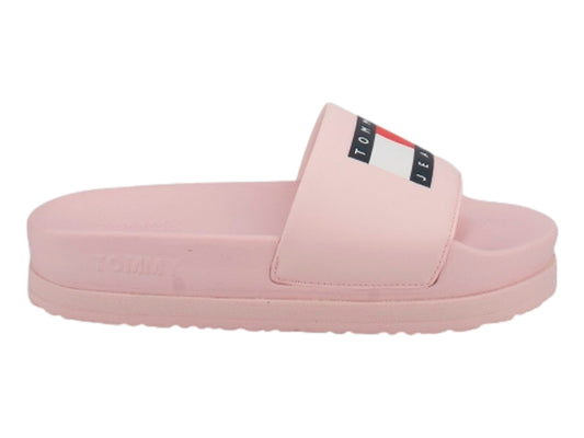 Sandalias Tommy Hilfiger Jeans Knit Pool Slide Para Para Mujer