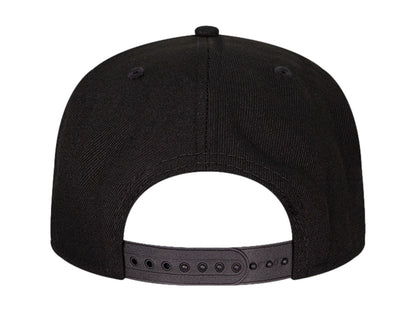 Gorra New Era Negra de Visera Plana para Hombre