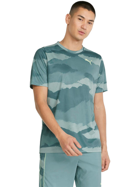 Tops Deportivos Puma Playera Train Aop Tee 521543 Para Hombre