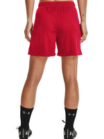 Short Under Armour Golazo 3.0 Rojo para Mujer