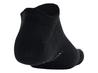 Calcetines Under Armour Essential No Show Negros para Hombre
