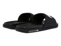 Sandalias Lacoste Croco Slide Negro para Hombre