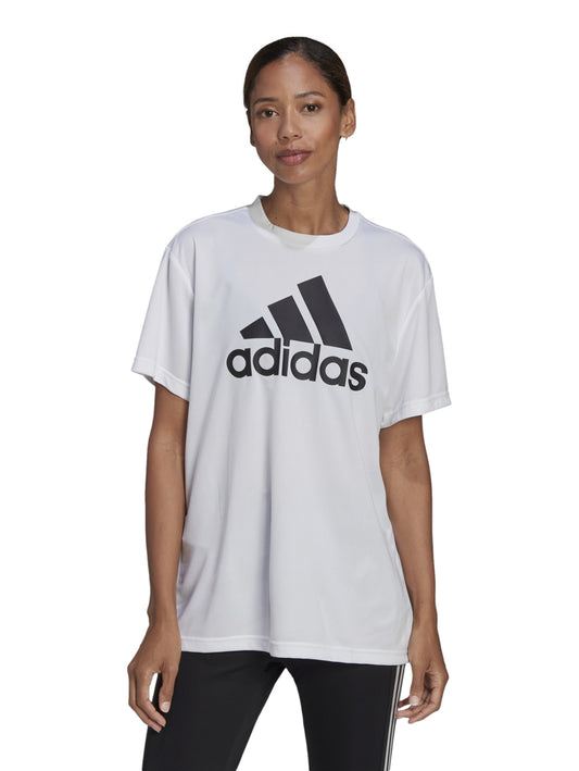Tops Deportivos Camiseta Adidas Playera W Bl Boyf T He6741 Para Mujer