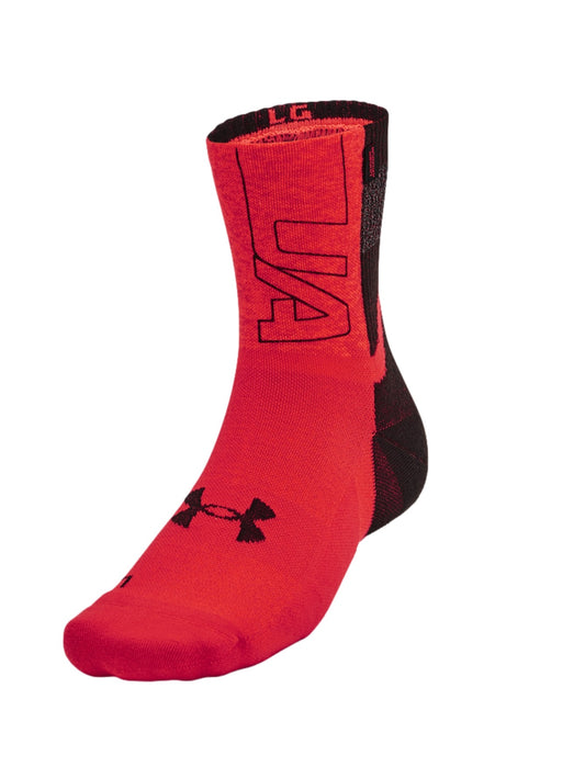 Pinkis Under Armour Ua Armourdry Run Mid-Crew 361156 Para Hombre